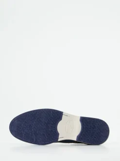 Galizio Torresi – Schnürschuh aus geprägtem Leder Braun