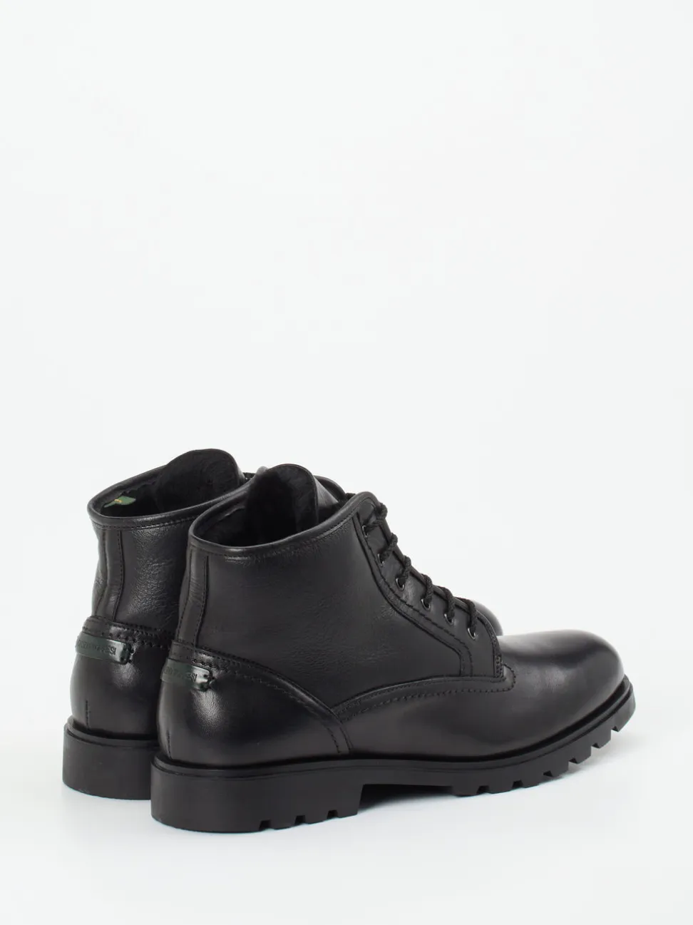 Galizio Torresi – Schnürstiefeletten aus Kalbleder schwarz