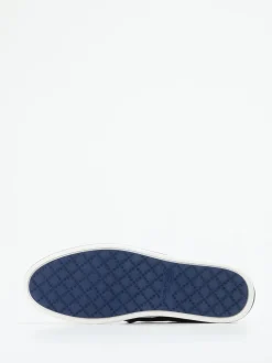 Galizio Torresi – Slip-On Sneaker aus Kalbleder Dunkelblau