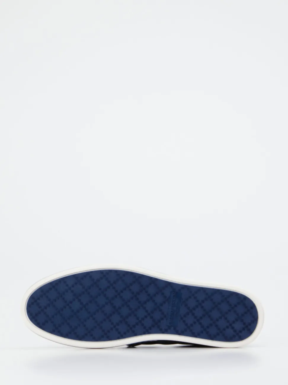 Galizio Torresi – Slip-On Sneaker aus Textil und Leder blau