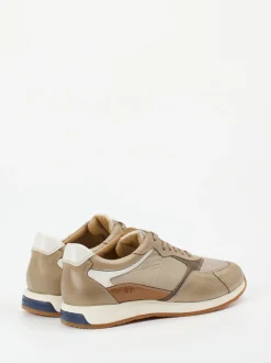Galizio Torresi – Sneaker aus Kalbleder in Taupe