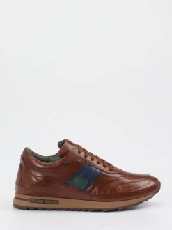 Galizio Torresi – Sneaker aus Kalbleder in Braun