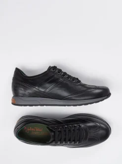 Galizio Torresi – Sneaker aus Kalbleder Schwarz