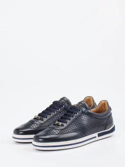 Galizio Torresi – Sneaker aus Leder Dunkelblau