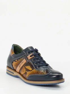 Galizio Torresi – Sneaker aus geprägtem Leder multi