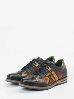 Galizio Torresi – Sneaker aus geprägtem Leder multi