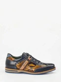 Galizio Torresi – Sneaker aus geprägtem Leder multi