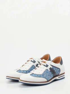 Galizio Torresi – Sneaker aus Kalbleder und Textil Weiß