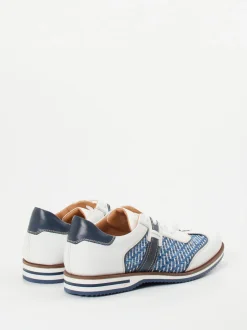 Galizio Torresi – Sneaker aus Kalbleder und Textil Weiß