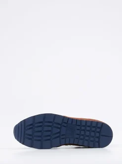 Galizio Torresi – Sneaker aus geprägtem Leder cremeweiß