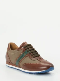 Galizio Torresi – Sneaker aus Kalbleder in Braun