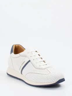 Galizio Torresi – Sneaker aus genarbtem Leder Off-White