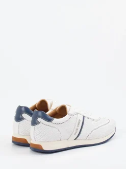 Galizio Torresi – Sneaker aus genarbtem Leder Off-White