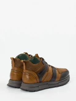 Galizio Torresi – Sneaker aus Veloursleder braun