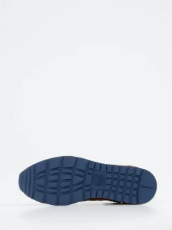Galizio Torresi – Sneaker aus geprägtem Leder blau