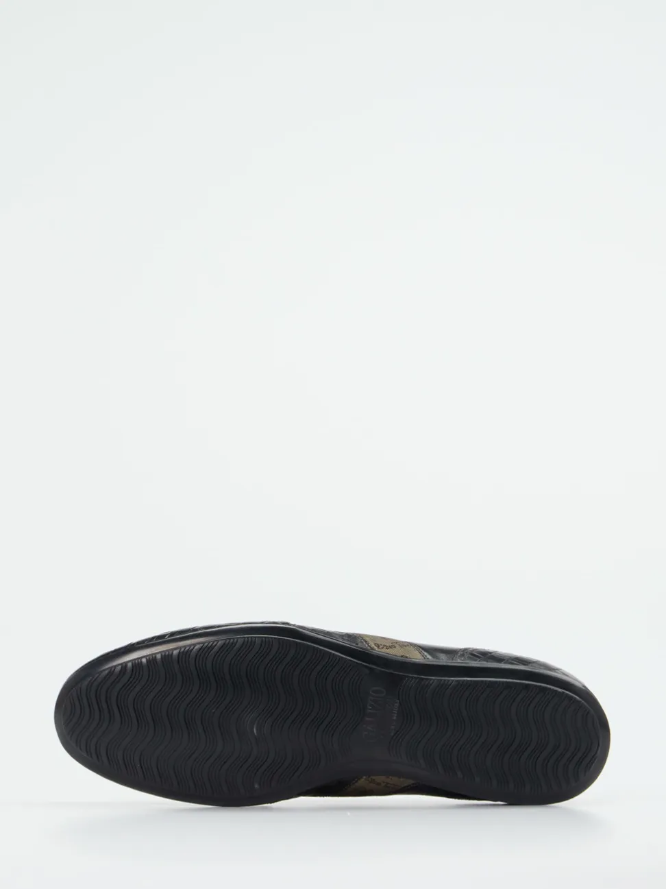 Galizio Torresi – Sneaker aus geprägtem Leder schwarz