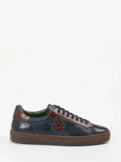 Galizio Torresi – Sneaker aus Kalbleder in Dunkelblau