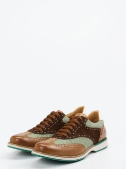 Galizio Torresi – Sneaker aus Leder Cognacbraun