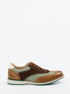 Galizio Torresi – Sneaker aus Leder Cognacbraun