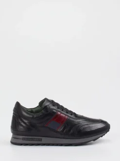 Galizio Torresi – Sneaker aus Kalbleder schwarz