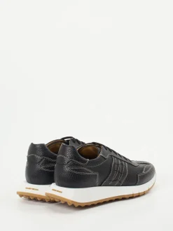 Galizio Torresi – Sneaker aus Kalbleder schwarz