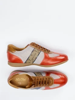 Galizio Torresi – Sneaker aus Kalbleder in Rot