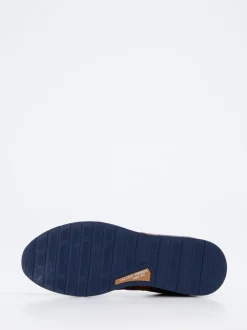 Galizio Torresi – Sneaker aus perforiertem Leder Dunkelblau