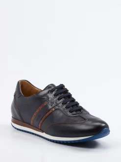 Galizio Torresi – Sneaker aus Kalbleder Dunkelblau