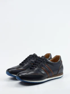Galizio Torresi – Sneaker aus Kalbleder Dunkelblau