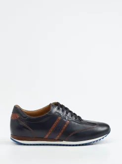 Galizio Torresi – Sneaker aus Kalbleder Dunkelblau