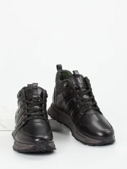 Galizio Torresi – Sneakerboots aus Kalbleder dunkelbraun
