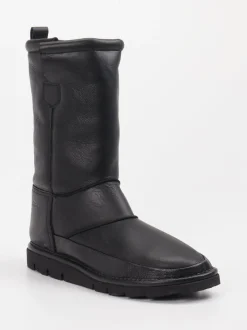 Galizio Torresi – Winterstiefel aus Leder schwarz
