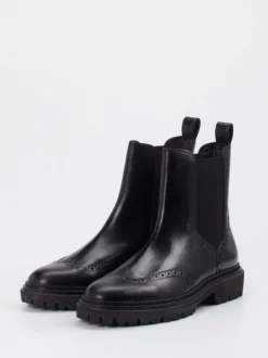 Gant – Chelsea Boots aus Kalbleder Schwarz
