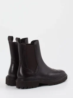 Gant – Chelsea Boots aus Kalbleder Dunkelbraun