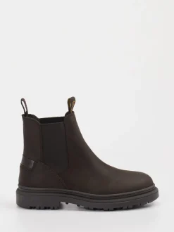 Gant – Chelsea Boots aus Leder in Dunkelbraun