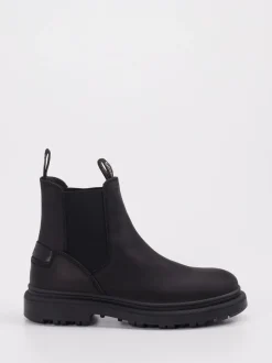 Gant – Chelsea Boots aus Leder schwarz