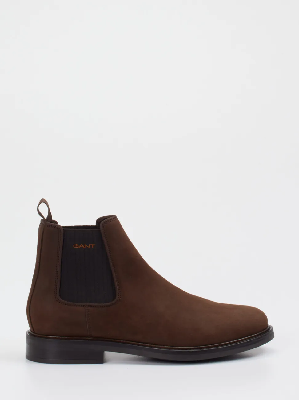 Gant – Chelsea Boots aus Veloursleder Dunkelbraun