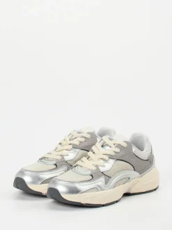 Gant – Chunky Sneaker aus Metallicleder und Velours