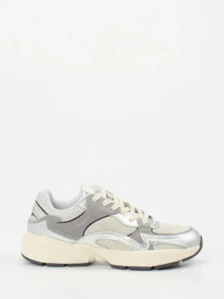 Gant – Chunky Sneaker aus Metallicleder und Velours