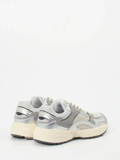 Gant – Chunky Sneaker aus Metallicleder und Velours