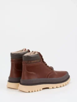 Gant – Herren-Stiefeletten aus Kalbleder Braun