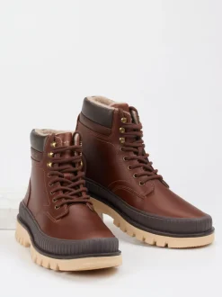 Gant – Herren-Stiefeletten aus Kalbleder Braun