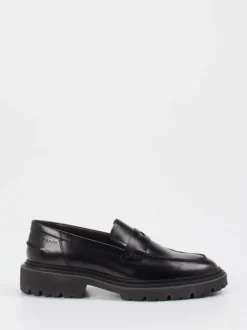 Gant – Loafer aus Hochglanzleder Schwarz