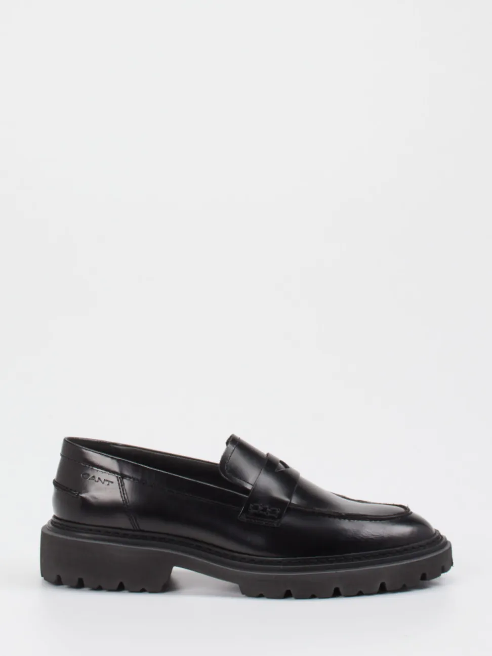 Gant – Loafer aus Hochglanzleder Schwarz