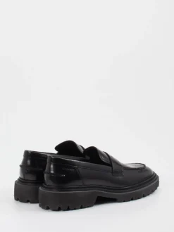 Gant – Loafer aus Hochglanzleder Schwarz