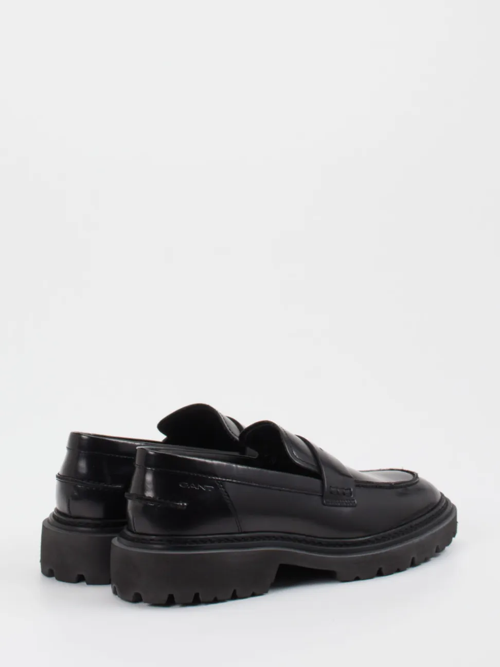 Gant – Loafer aus Hochglanzleder Schwarz