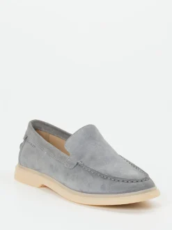 Gant – Loafer aus Veloursleder in Blau
