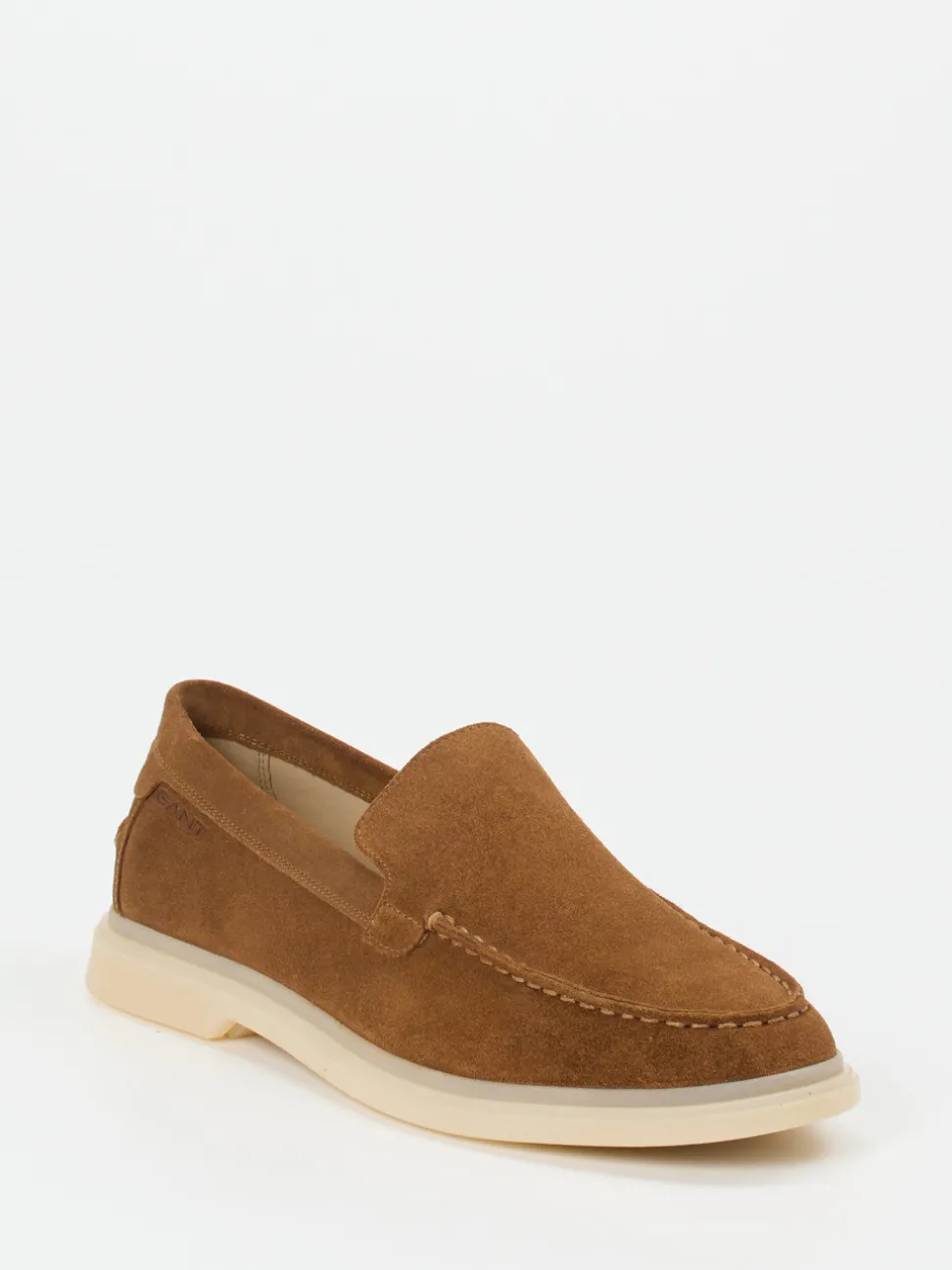 Gant – Loafer aus Veloursleder Cognacbraun