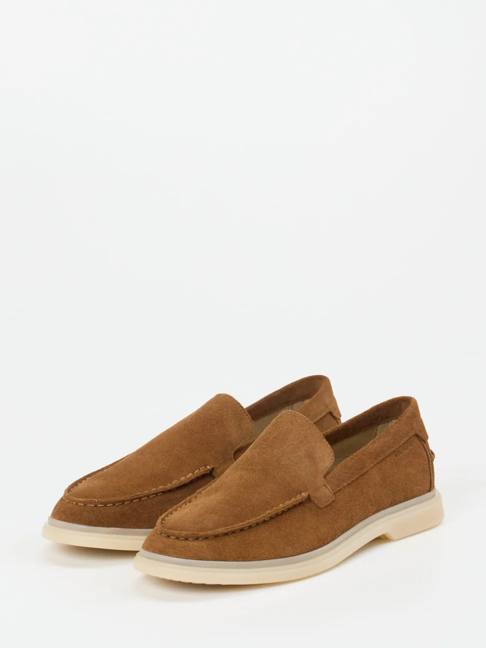 Gant – Loafer aus Veloursleder Cognacbraun