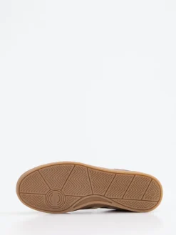 Gant – Retro-Sneaker aus Velour/Leder weinrot